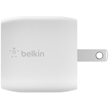 Belkin BOOST CHARGE 30W Cargador de Pared USB Tipo-C GaN Blanco con Cable 3.3'