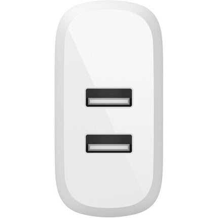 Cargador de Pared Belkin Boost Charge 24W Dual USB Tipo A con Cable USB Tipo C 3.3'
