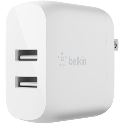 Belkin Boost Charge Cargador de Pared 24W Dual USB Tipo A 2 Puertos 12W