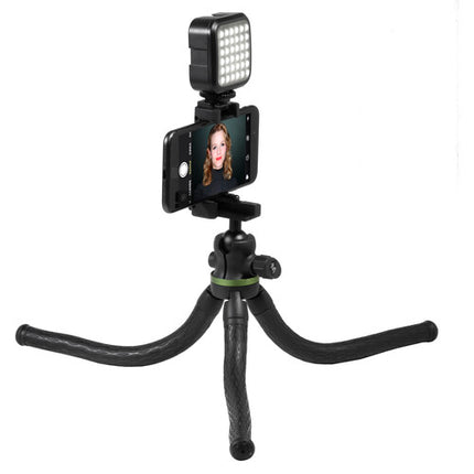 Magnus FT-P15 MiniFlex trípode flexible para smartphones y cámara capacidad 3 kg patas flexibles nivel burbuja