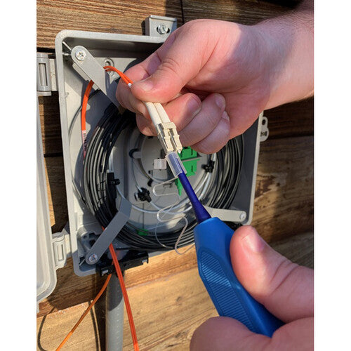 Platinum Tools limpiador de fibra óptica 1.25mm para conectores LC y MU con más de 900 limpiezas