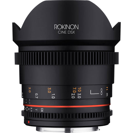 Rokinon 14mm T3.1 Lente Cine Ultra Gran Angular EF Montura Resistente al Clima