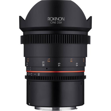 Rokinon 14mm T3.1 DSX Objetivo Ultra Gran Angular Cine Full Frame Canon RF