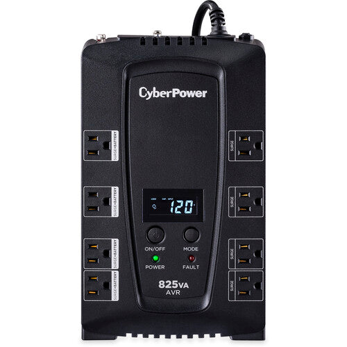 CyberPower CP825AVRLCD UPS inteligente de 825VA 450W con panel LCD y garantía