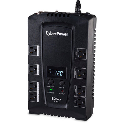 CyberPower CP825AVRLCD UPS inteligente de 825VA 450W con panel LCD y garantía