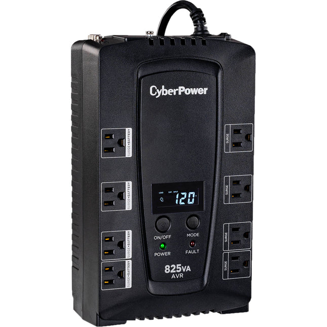 CyberPower CP825AVRLCD UPS inteligente de 825VA 450W con panel LCD y garantía