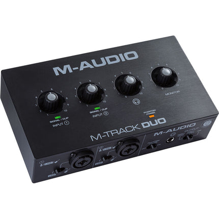 M-Audio M-Track Duo Interfaz de Audio USB 24-Bit 48 kHz 2 Preamps