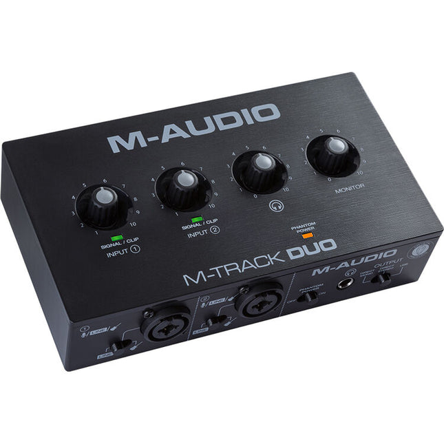 M-Audio M-Track Duo Interfaz de Audio USB 24-Bit 48 kHz 2 Preamps