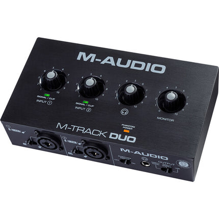 M-Audio M-Track Duo Interfaz de Audio USB 24-Bit 48 kHz 2 Preamps