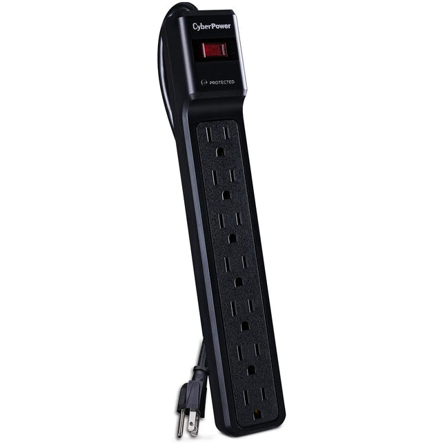 CyberPower CSB706 Protector de sobretensión 7 tomas cable 6 pies negro