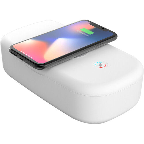 Vidpro UV-BOX Caja Sanitizadora UVC con Carga Inalámbrica 5W 7 Pulgadas