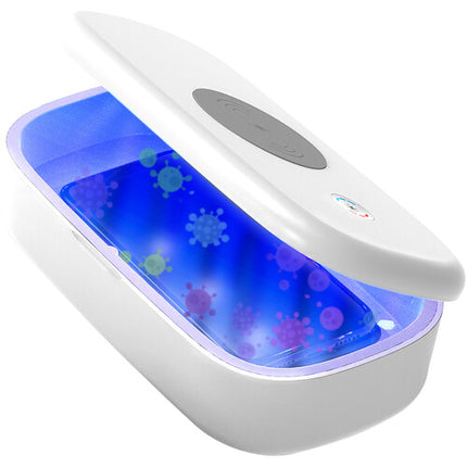 Vidpro UV-BOX Caja Sanitizadora UVC con Carga Inalámbrica 5W 7 Pulgadas