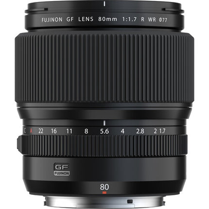FUJIFILM GF 80mm f1.7R WR Objetivo 63mm Filtro 77mm Kit UV