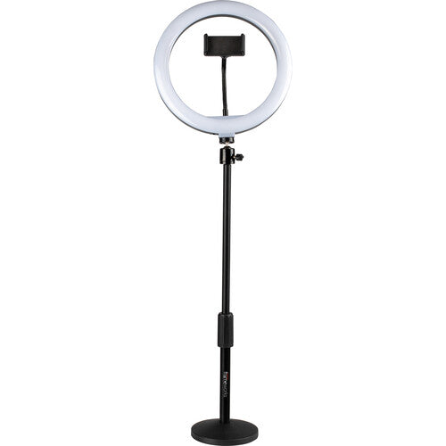 Gator LED luz anular de escritorio 10" 3200 a 5500K mando usb