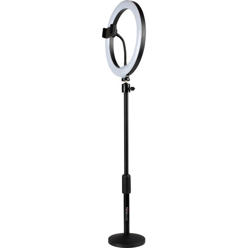 Gator Kit de Dos Aros de Luz con Soportes y Sujetadores para Teléfono 3200-5500K 10 Niveles de Brillo