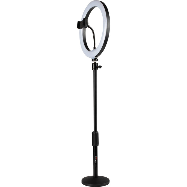 Gator LED luz anular de escritorio 10" 3200 a 5500K mando usb