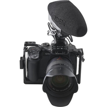 Azden SMX-30V Micrófono de Video Estéreo Mono 100 Horas de Uso Bolsa de Transporte