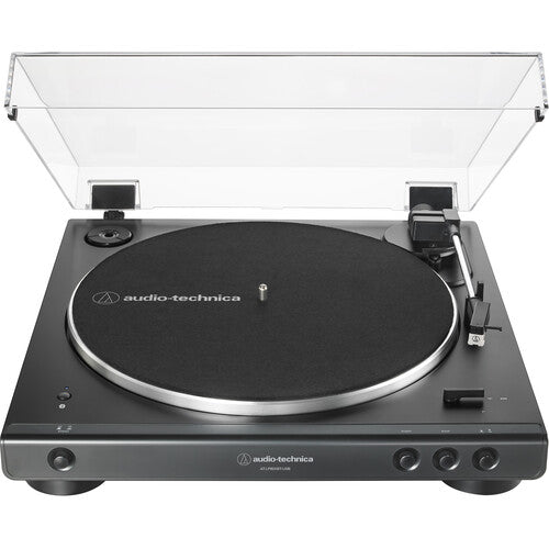 Audio-Technica AT-LP60XBT-USB-BK Tocadiscos Estéreo Automático Bluetooth USB 33 1/3 y 45 rpm