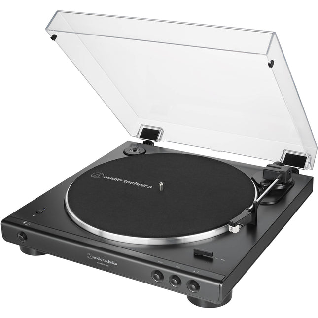 Audio-Technica AT-LP60XBT-USB-BK Tocadiscos Estéreo Automático Bluetooth USB 33 1/3 y 45 rpm