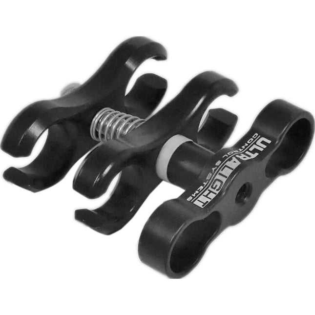 Ultralight Ball Clamp con Perilla T Negra Anodizada y 1.5" Centro a Centro