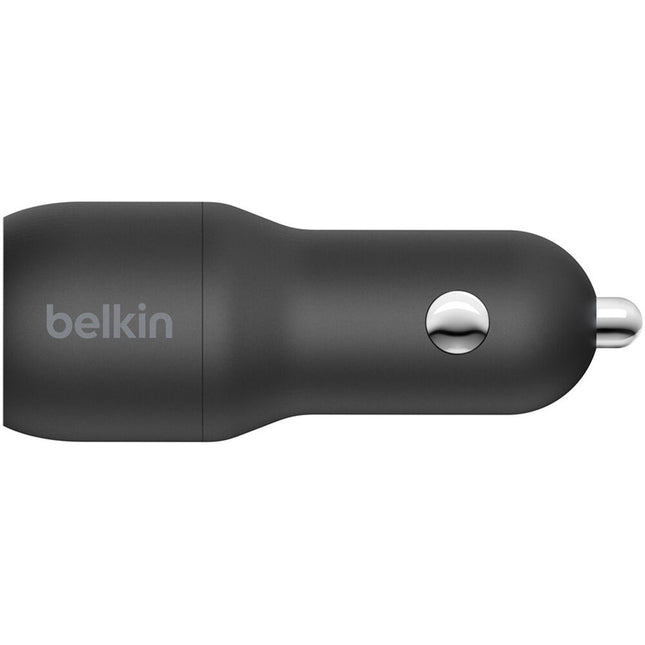Cargador de coche Belkin Boost Charge 24W doble USB con cable USB-A Lightning