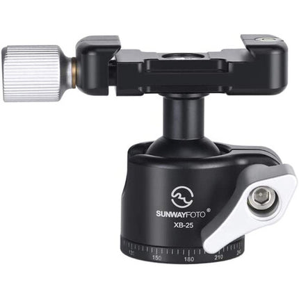 Sunwayfoto XB-25 Mini Cabeza Bola Baja 25mm Capacidad 11lb Altura 2.4"