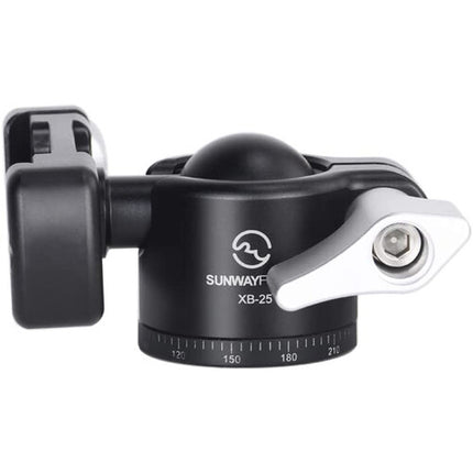 Sunwayfoto XB-25 Mini Cabeza Bola Baja 25mm Capacidad 11lb Altura 2.4"