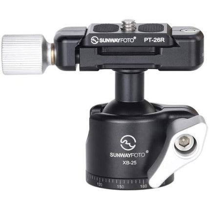 Sunwayfoto XB-25 Mini Cabeza Bola Baja 25mm Capacidad 11lb Altura 2.4"