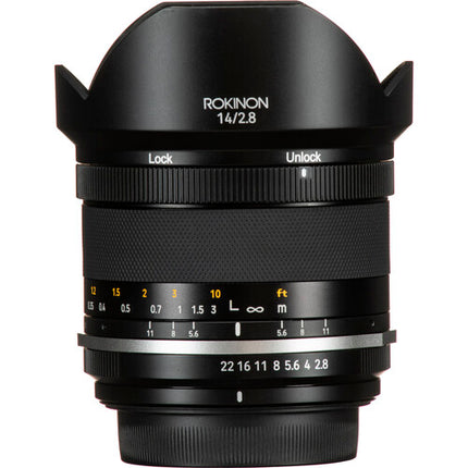 Rokinon 14mm f2.8 Serie II Lente Full Frame para Canon EF con Sellado contra Intemperie