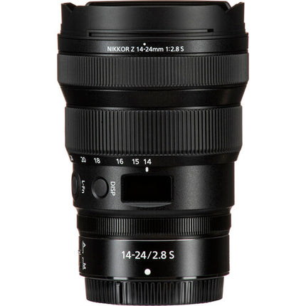Nikon NIKKOR Z 14-24mm f/2.8 S Zoom gran angular con kit de accesorios