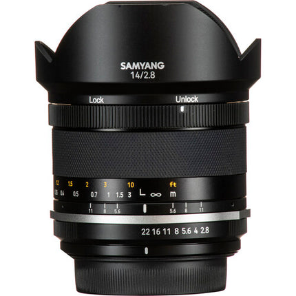 Samyang MF 14mm f/2.8 WS Mk2 Objetivo Canon EF Full Frame F2.8-22