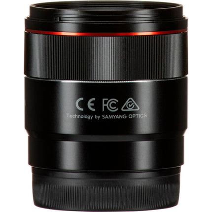 Rokinon AF 35mm f1.8 FE Objetivo Sony E Apertura f1.8 Diafragma 9 Palas Con Parasol