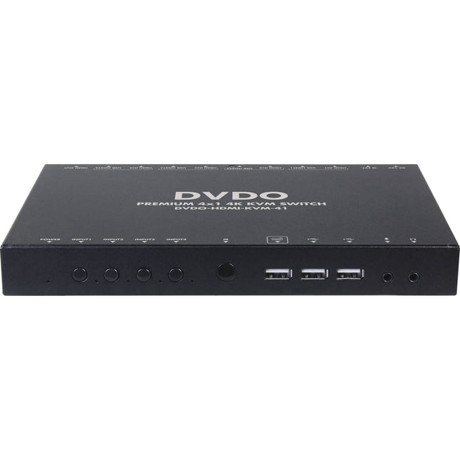 DVDO 4 x 1 HDMI 2.0 KVM Switcher con 4K y 4 entradas HDMI y USB
