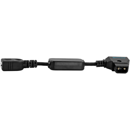 Kondor Blue Cable Convertidor D-Tap a USB 5V para Batería Gold y V-Mount 18 cm