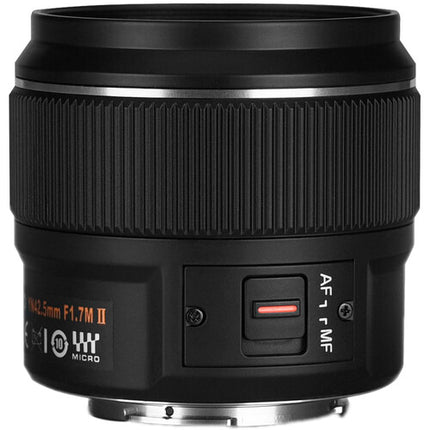 Yongnuo YN 42.5mm f1.7 M II Objetivo para Micro Cuatro Tercios 85mm AF STM