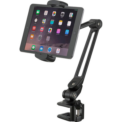 K&M 19805 Soporte de Sujeción Flexible para Smartphones y Tablets 10.2 a 13 Pulgadas Negro