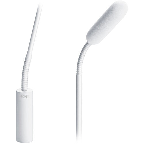 DPA Microphones 4098 CORE Micrófono Supercardioide con Boom 18" y Gooseneck Superior e Inferior XLR Blanco