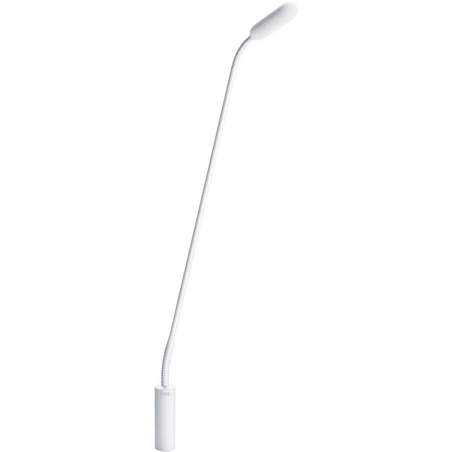 DPA Microphones 4098 CORE Micrófono Supercardioide con Boom 18" y Gooseneck Superior e Inferior XLR Blanco