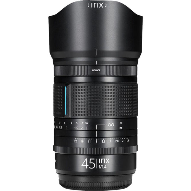 IRIX 45mm f 1.4 GFX Lente para Fujifilm Montura G Apertura f 1.4 a f 22