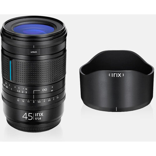 IRIX 45mm f 1.4 GFX Lente para Fujifilm Montura G Apertura f 1.4 a f 22
