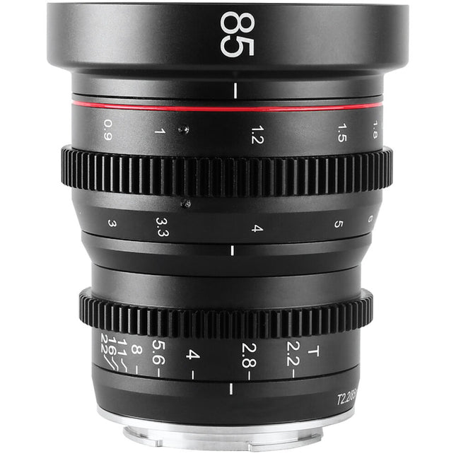 Meike 85mm T2.2 Objetivo de Cine Manual Montura MFT 35" Distancia Mínima 77mm Filtro