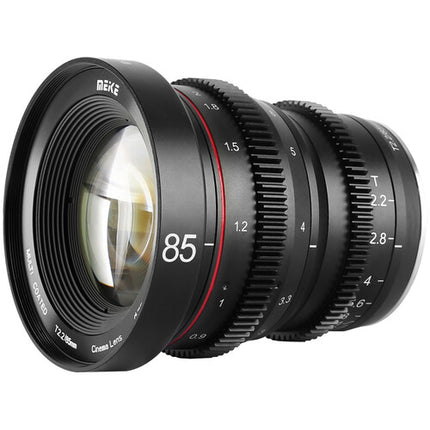 Meike 85mm T2.2 Objetivo de Cine Manual Montura MFT 35" Distancia Mínima 77mm Filtro