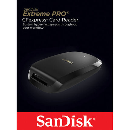 SanDisk Extreme PRO Lector de Tarjetas CFexpress Tipo B USB 3.1 Gen 2 con Cable USB C 0.5m