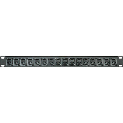 My Custom Shop 16 Puertos RJ45 Cat5 Panel de Parcheo 1RU Hecho en USA