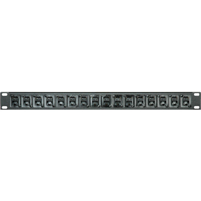 My Custom Shop 16 Puertos RJ45 Cat5 Panel de Parcheo 1RU Hecho en USA