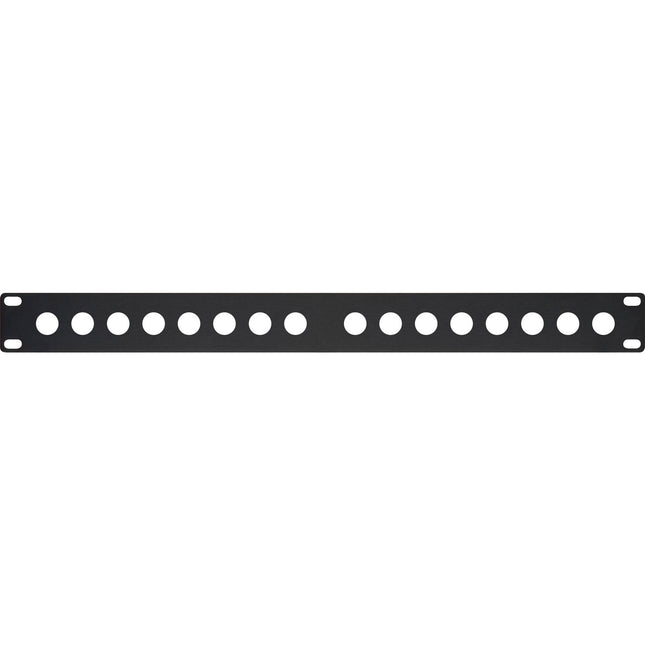 My Custom Shop Panel de Rack BNC 16 Puertos Sin Cargar 2 RU Negro