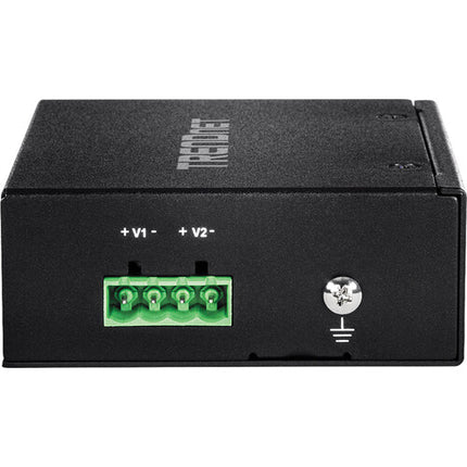 TRENDnet TI-PG50 Switch Industrial 5 Puertos Gigabit 120W PoE+ DIN Rail