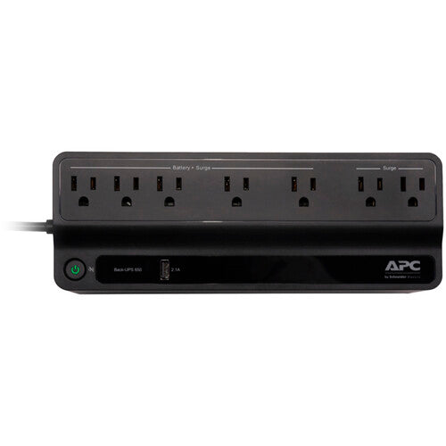 APC Back-UPS BVN650M1 Sistema de Respaldo 650 VA 360W con Protección contra Sobretensiones