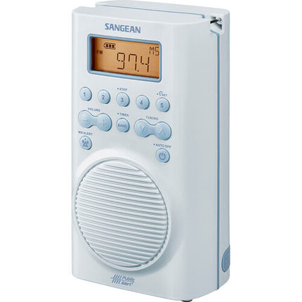 Sangean SG-100 Radio impermeable para ducha AM/FM Alerta meteorológica JIS7
