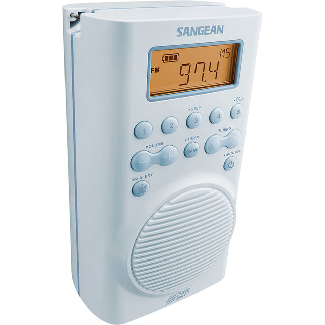 Sangean SG-100 Radio impermeable para ducha AM/FM Alerta meteorológica JIS7
